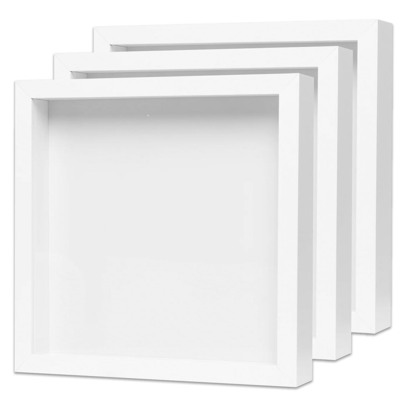 Art Shadow-Box 1-3/8in depth White Wood 12x12 frame - Picture Frames, Photo  Albums, Personalized and Engraved Digital Photo Gifts - SendAFrame