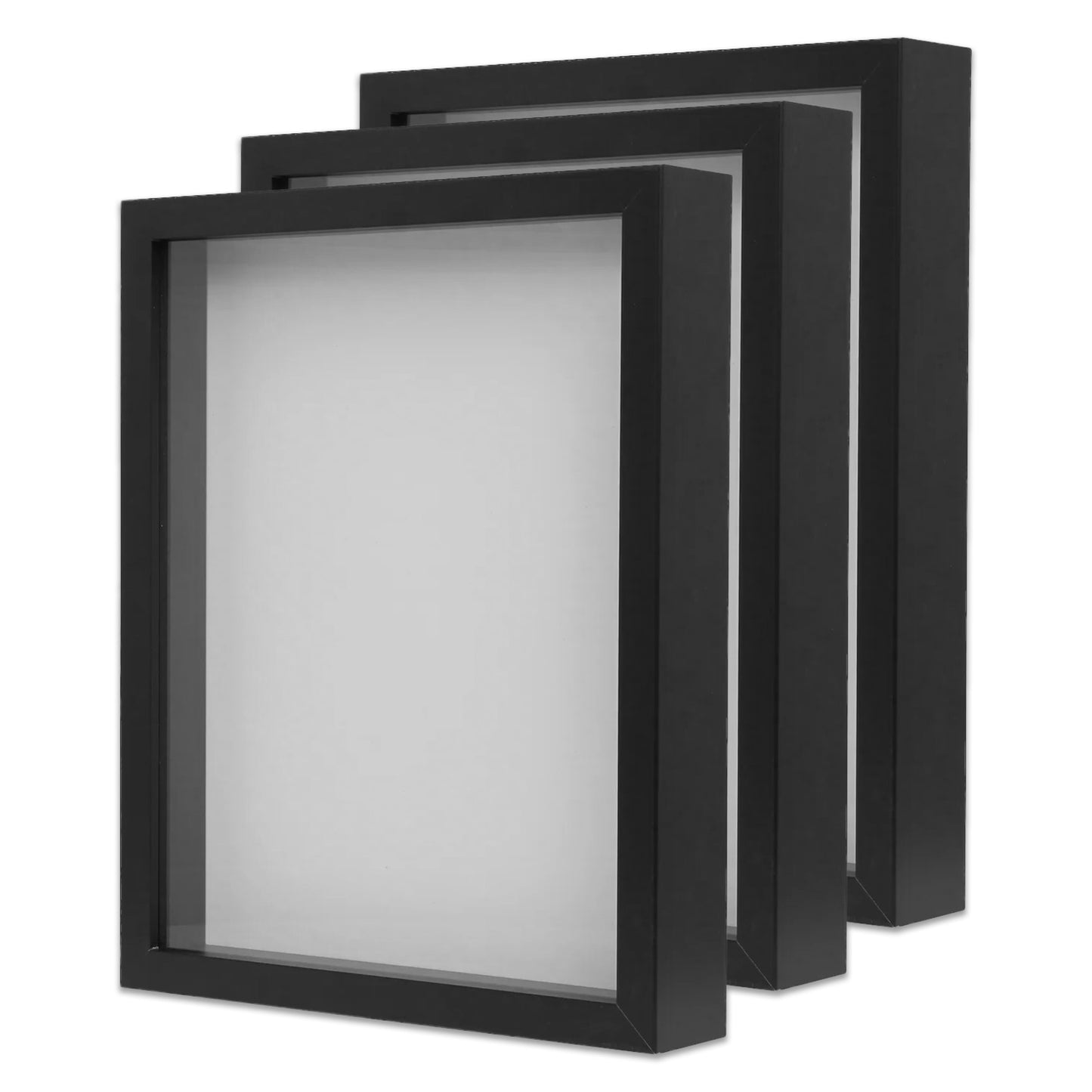 8” x 10” Black MDF Wood Shadow Box Frame