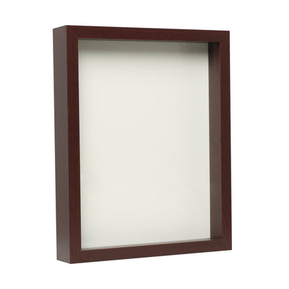 11" x 14” Mahogany Wood Shadow Box Frame