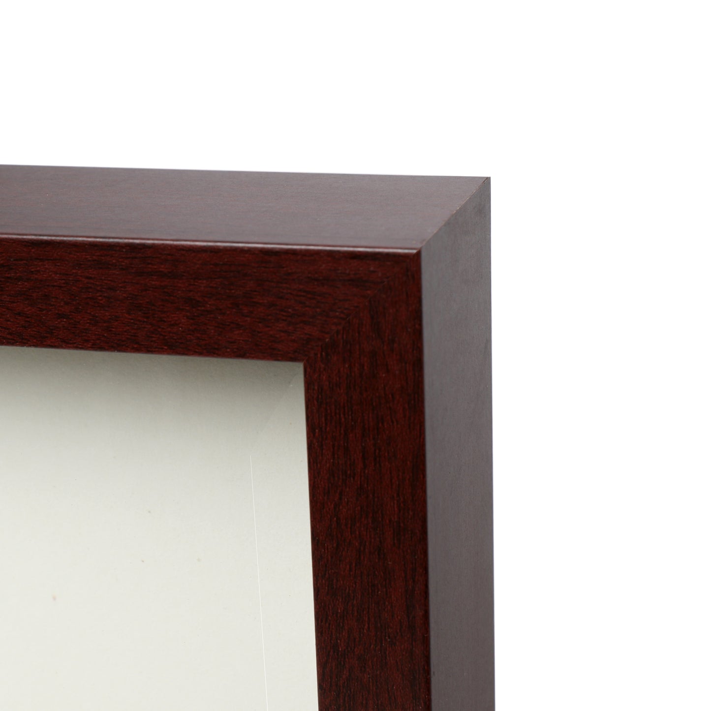 11" x 14” Mahogany Wood Shadow Box Frame