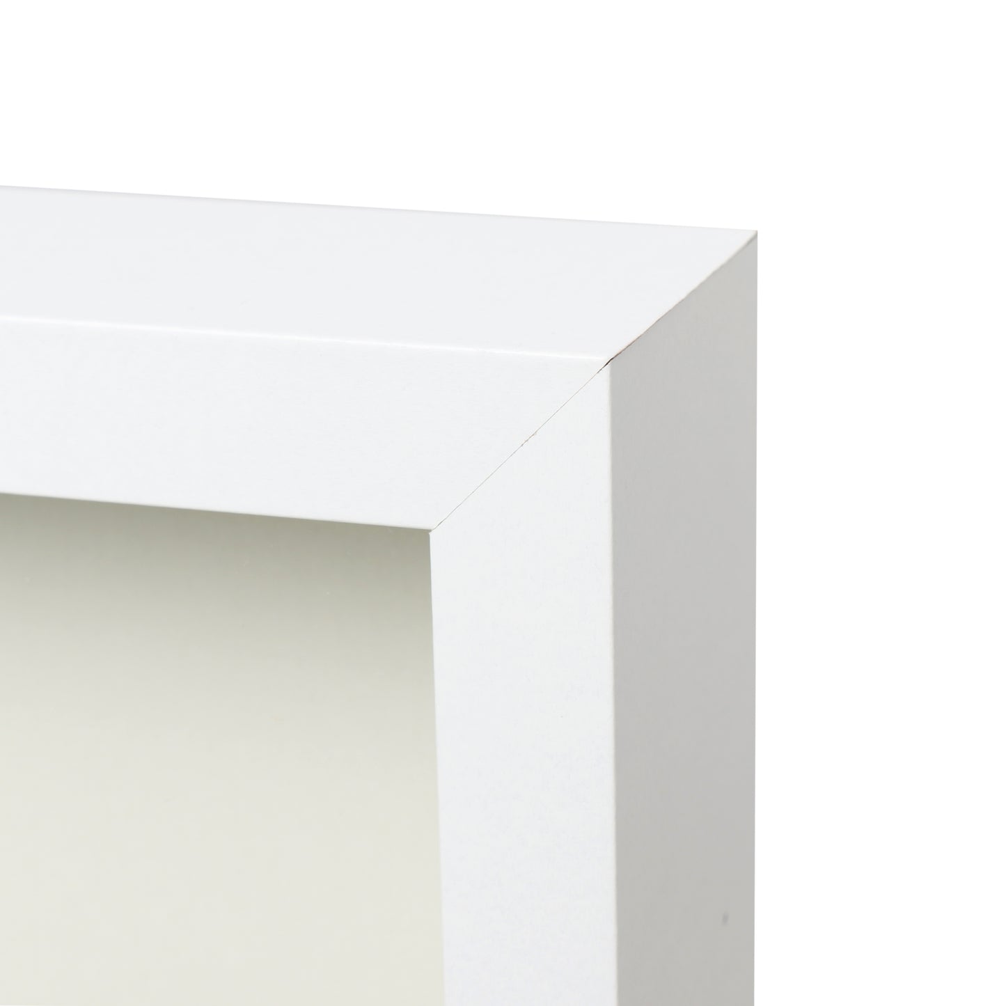 11" x 14” White Wood Shadow Box Frame
